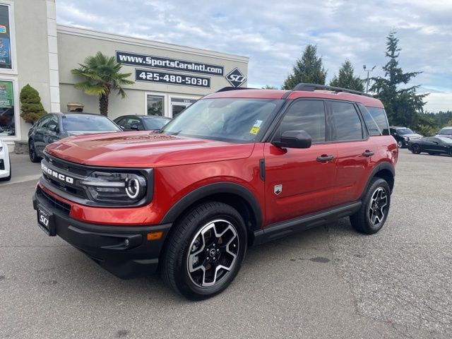 Chili Pepper Red 2022 Ford Bronco Sport SUV / Crossover All-Wheel Drive 8-Speed Automatic