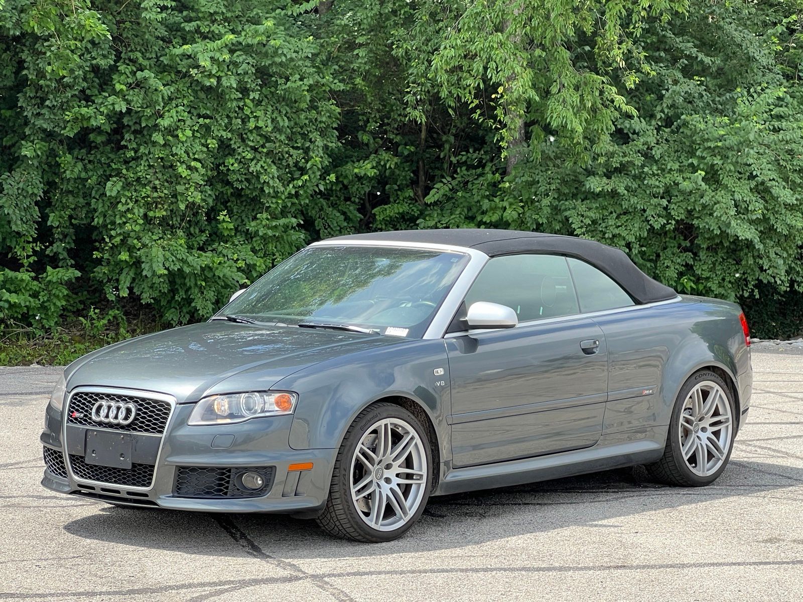 Daytona Gray 2008 Audi RS 4 quattro Cabriolet AWD Convertible All-Wheel Drive 6-Speed Manual