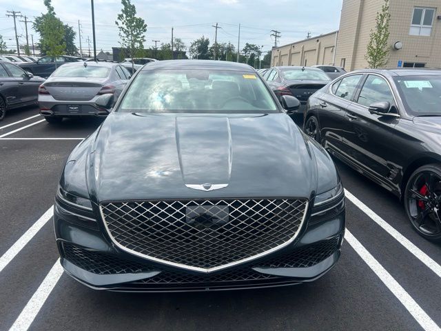 Hallasan Green 2024 Genesis G80 2.5T AWD Sedan All-Wheel Drive 8-Speed Automatic