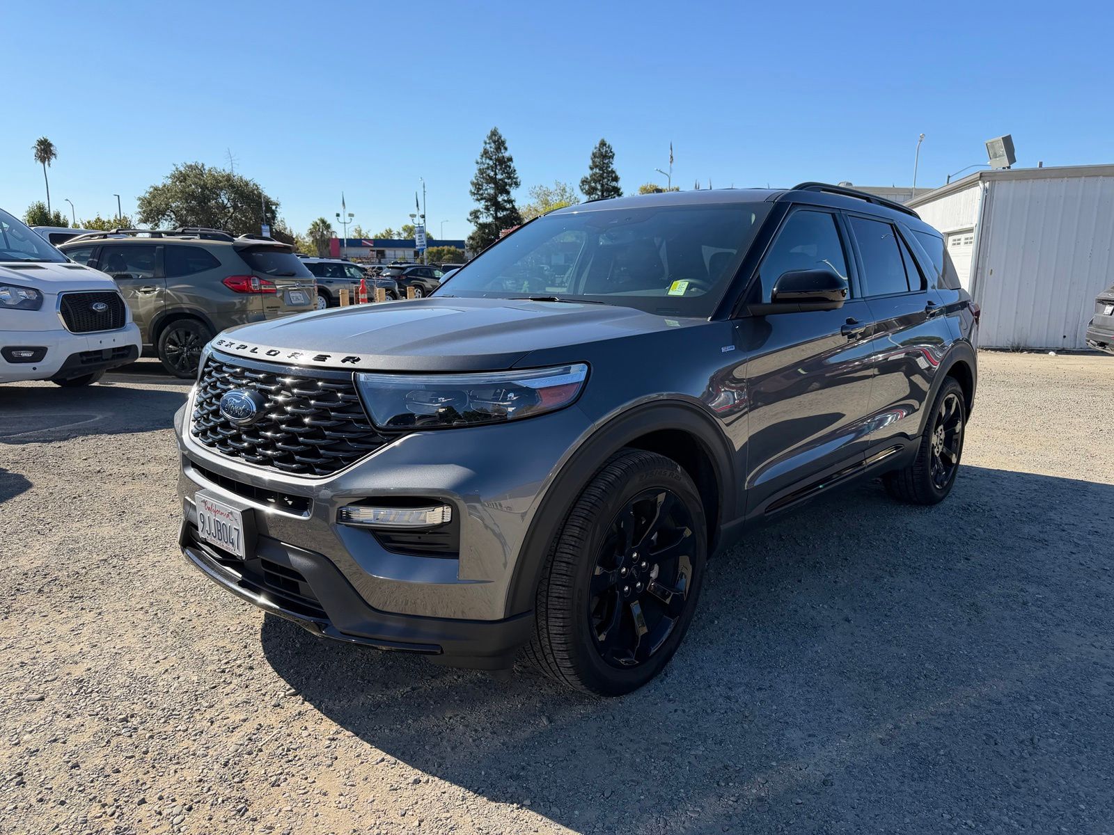 Gray Metallic 2023 Ford Explorer SUV / Crossover Rear-Wheel Drive Automatic