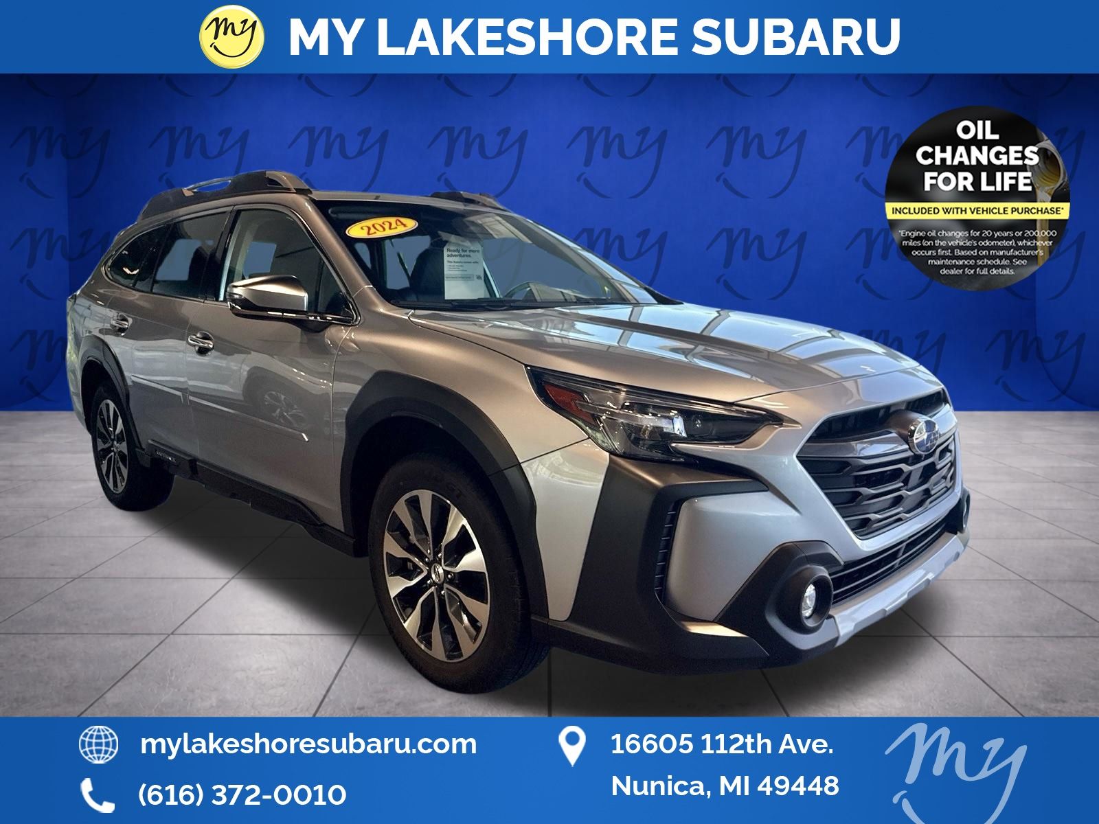 Ice Silver Metallic 2024 Subaru Outback Touring XT AWD SUV / Crossover All-Wheel Drive Continuously Variable Transmission