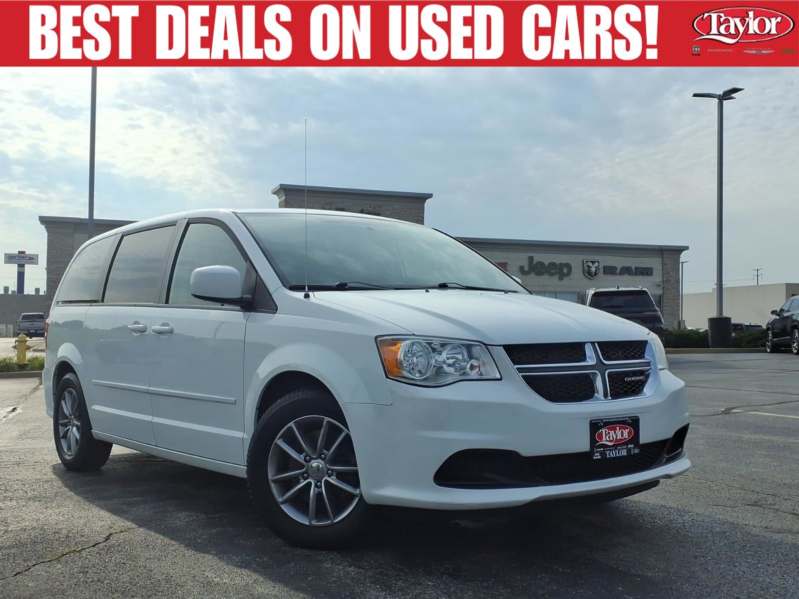 White Knuckle Clearcoat 2017 Dodge Grand Caravan Minivan Front-Wheel Drive 6-Speed Automatic