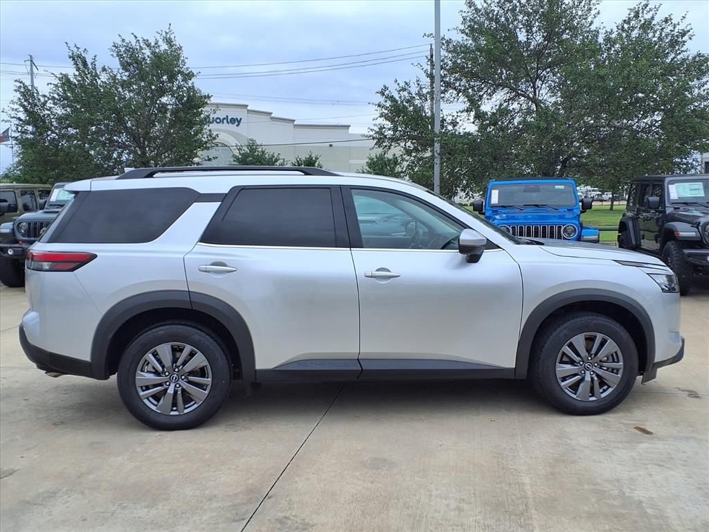 2025 Nissan Pathfinder SV Silver at Bravo Nissan