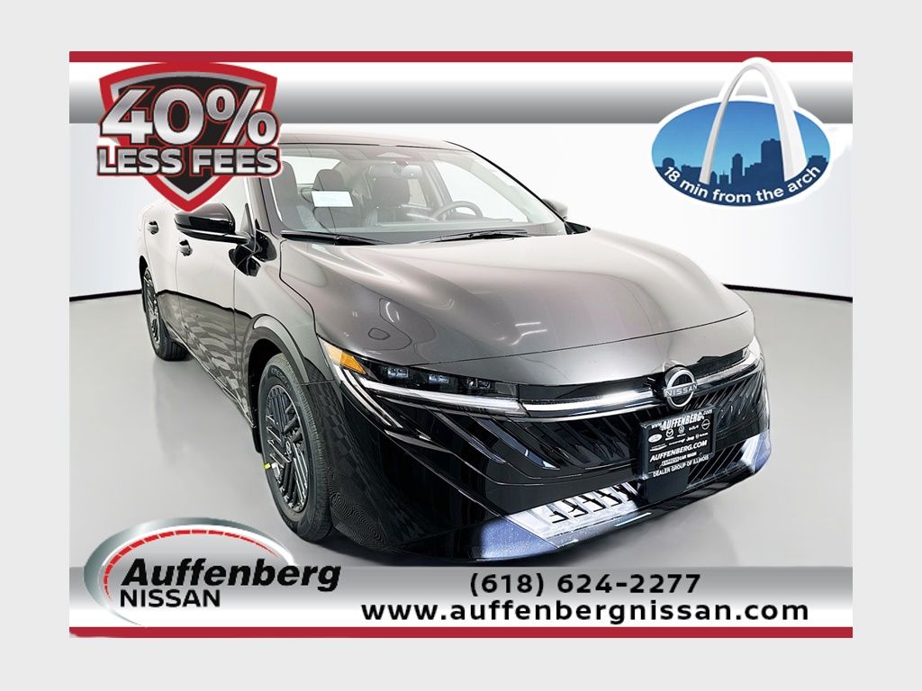 Super Black 2026 Nissan Sentra Sedan Front-Wheel Drive Continuously Variable Transmission