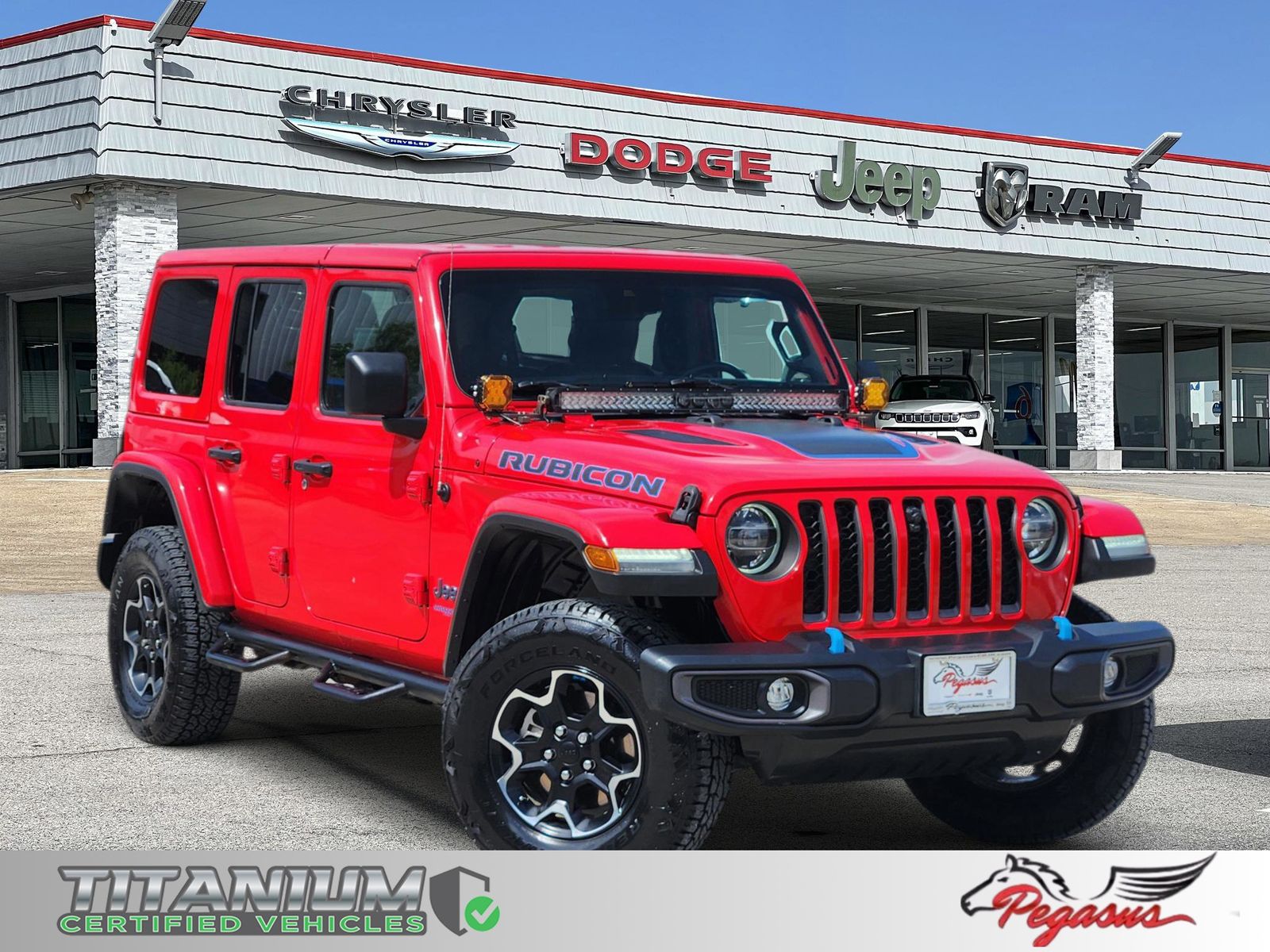 Firecracker Red Clearcoat 2022 Jeep Wrangler 4xe Rubicon 4WD SUV / Crossover Four-Wheel Drive 8-Speed Automatic