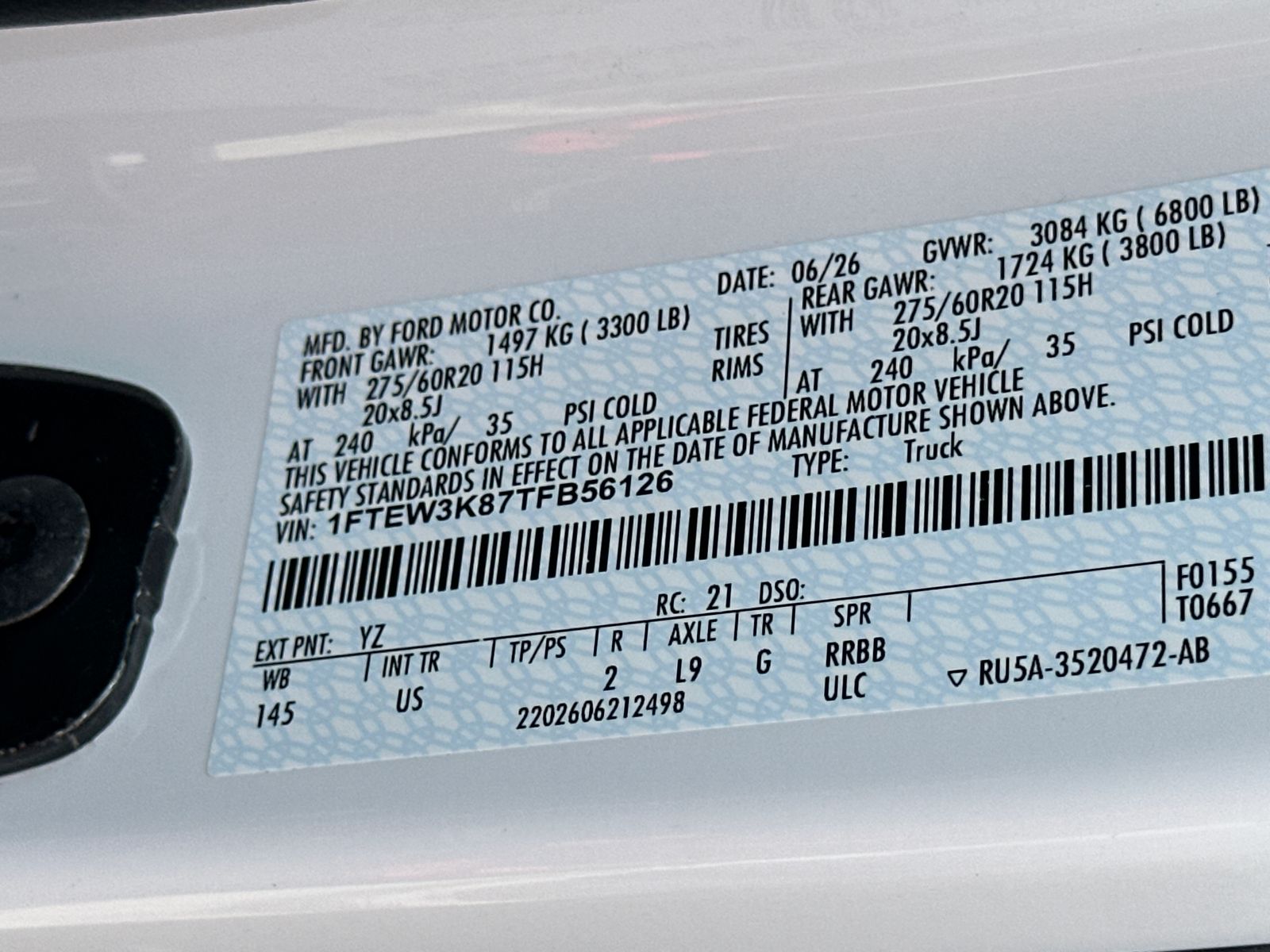 New 2026 Oxford White Ford XLT image 33