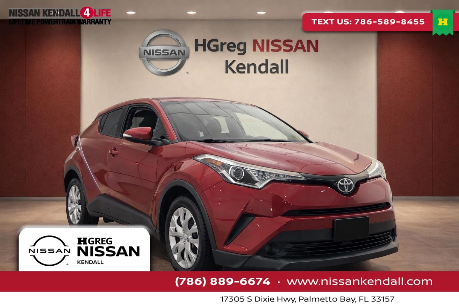 Pearl 2019 Toyota C-HR SUV / Crossover Front-Wheel Drive Continuously Variable Transmission