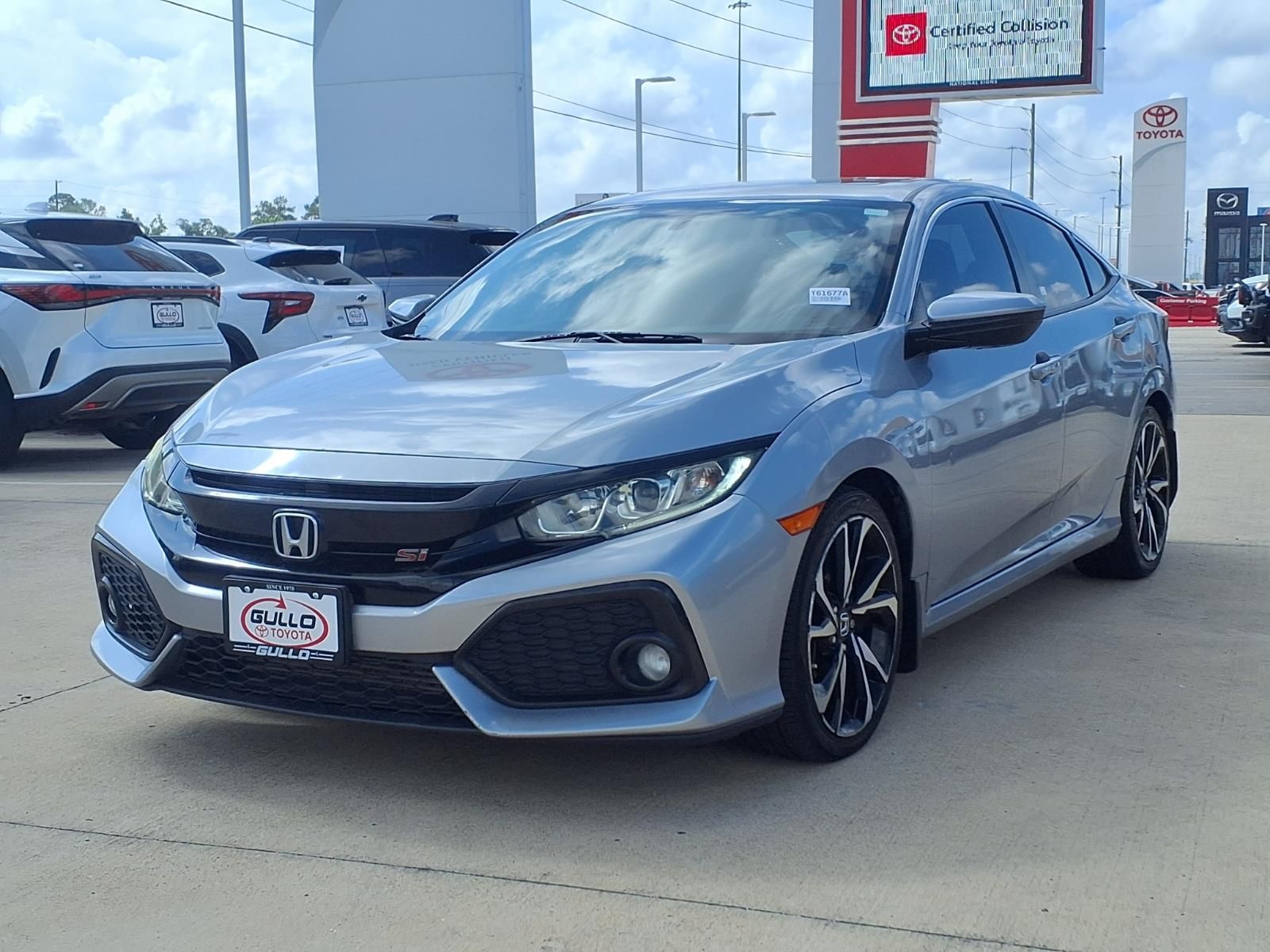 2017 Honda Civic Si Gray at Texan Dodge Chrysler Jeep Ram