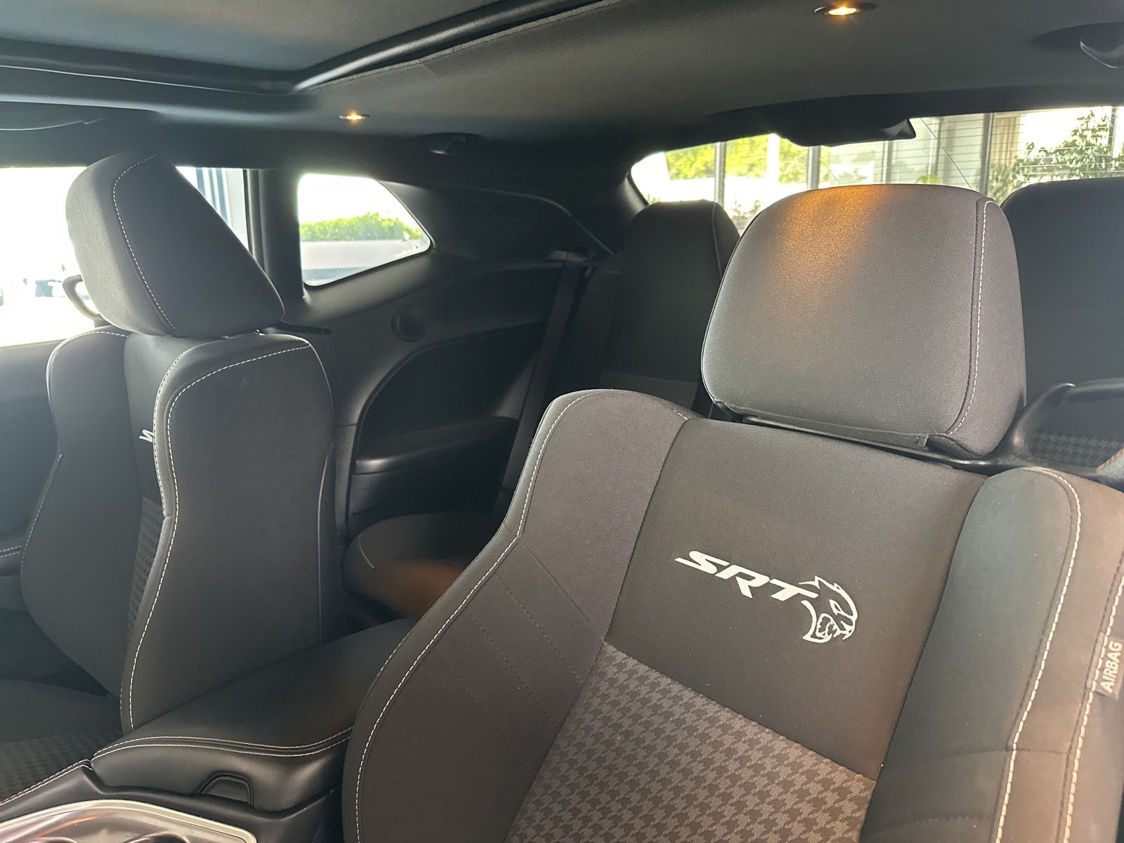 Used 2021 Pitch Black Clearcoat Dodge SRT Hellcat Widebody image 7