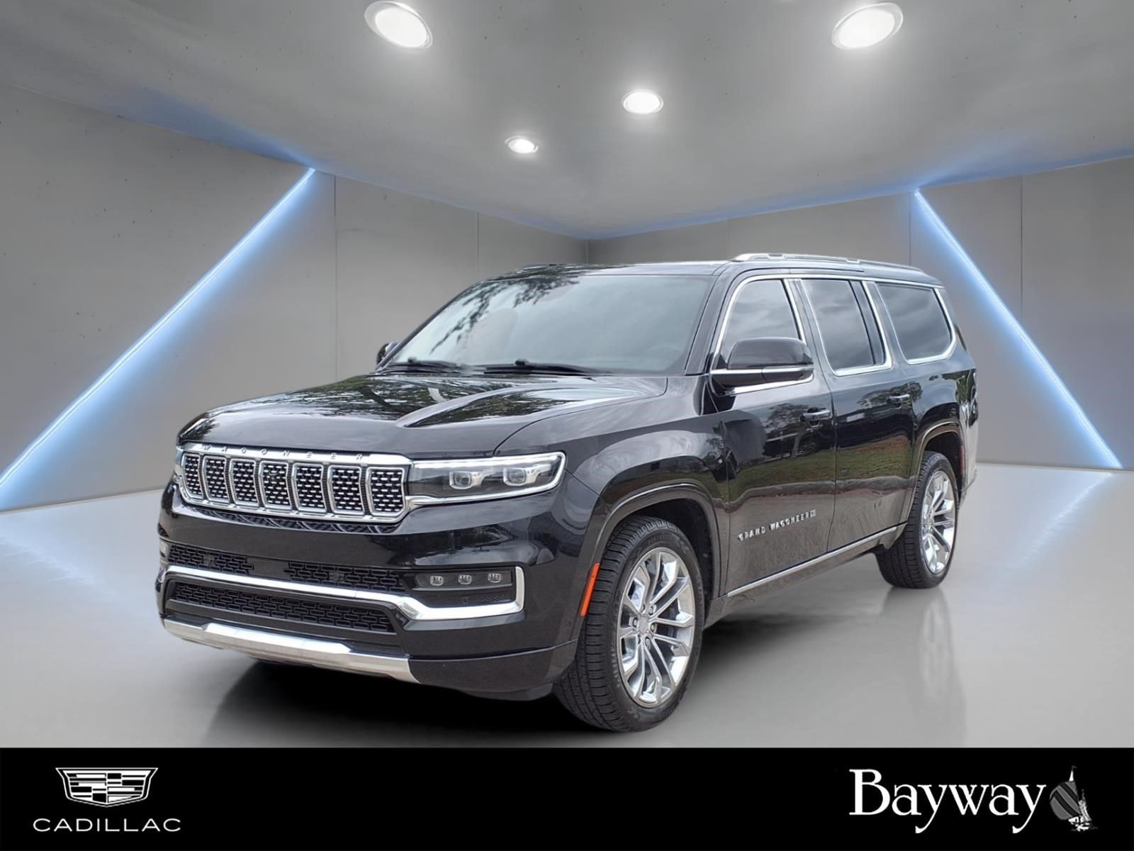 Diamond Black Crystal Pearlcoat 2023 Jeep Grand Wagoneer L SUV / Crossover Four-Wheel Drive 8-Speed Automatic