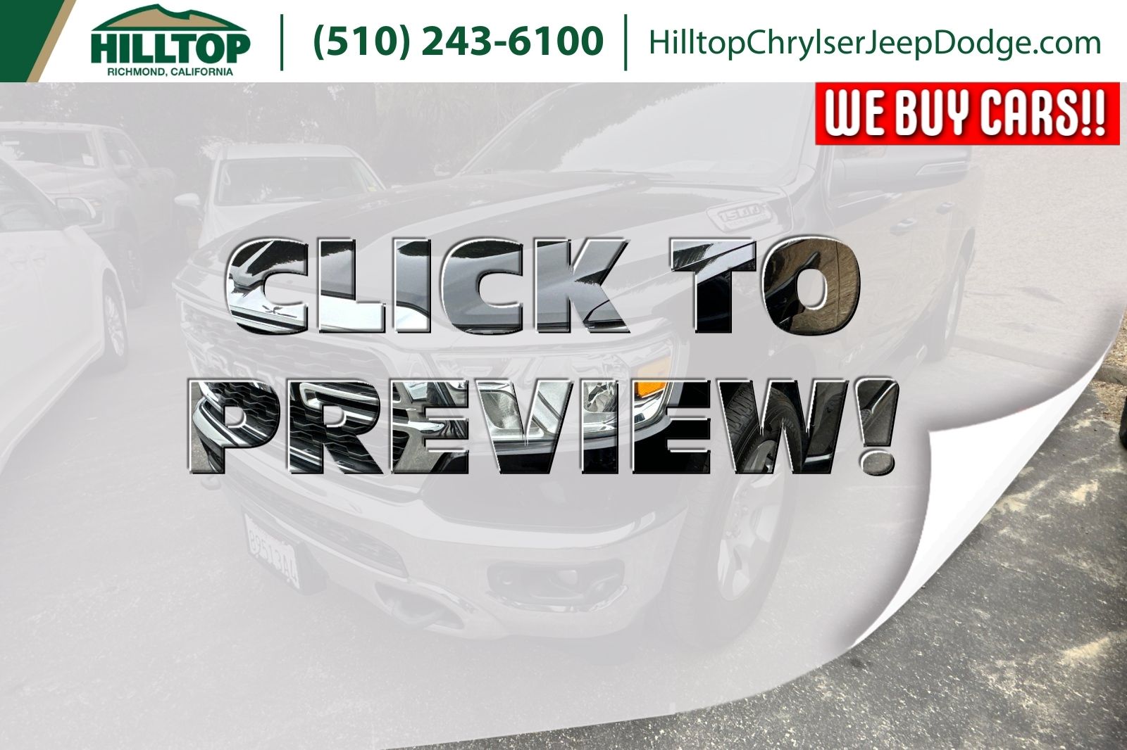 2023 RAM 1500 Big Horn Crew Cab 4WD