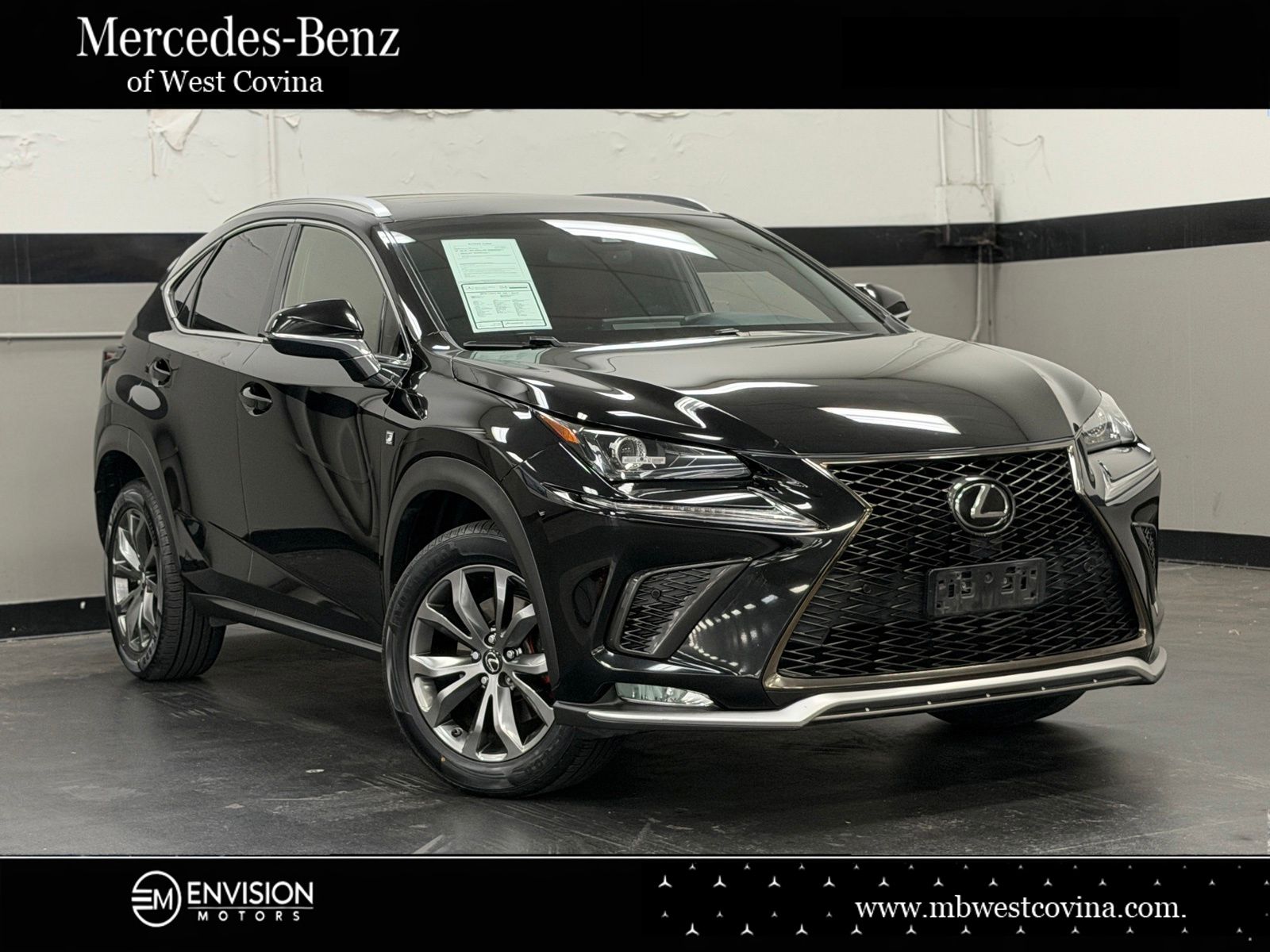 Black (Obsidian) 2018 Lexus NX SUV / Crossover Front-Wheel Drive 6-Speed Automatic