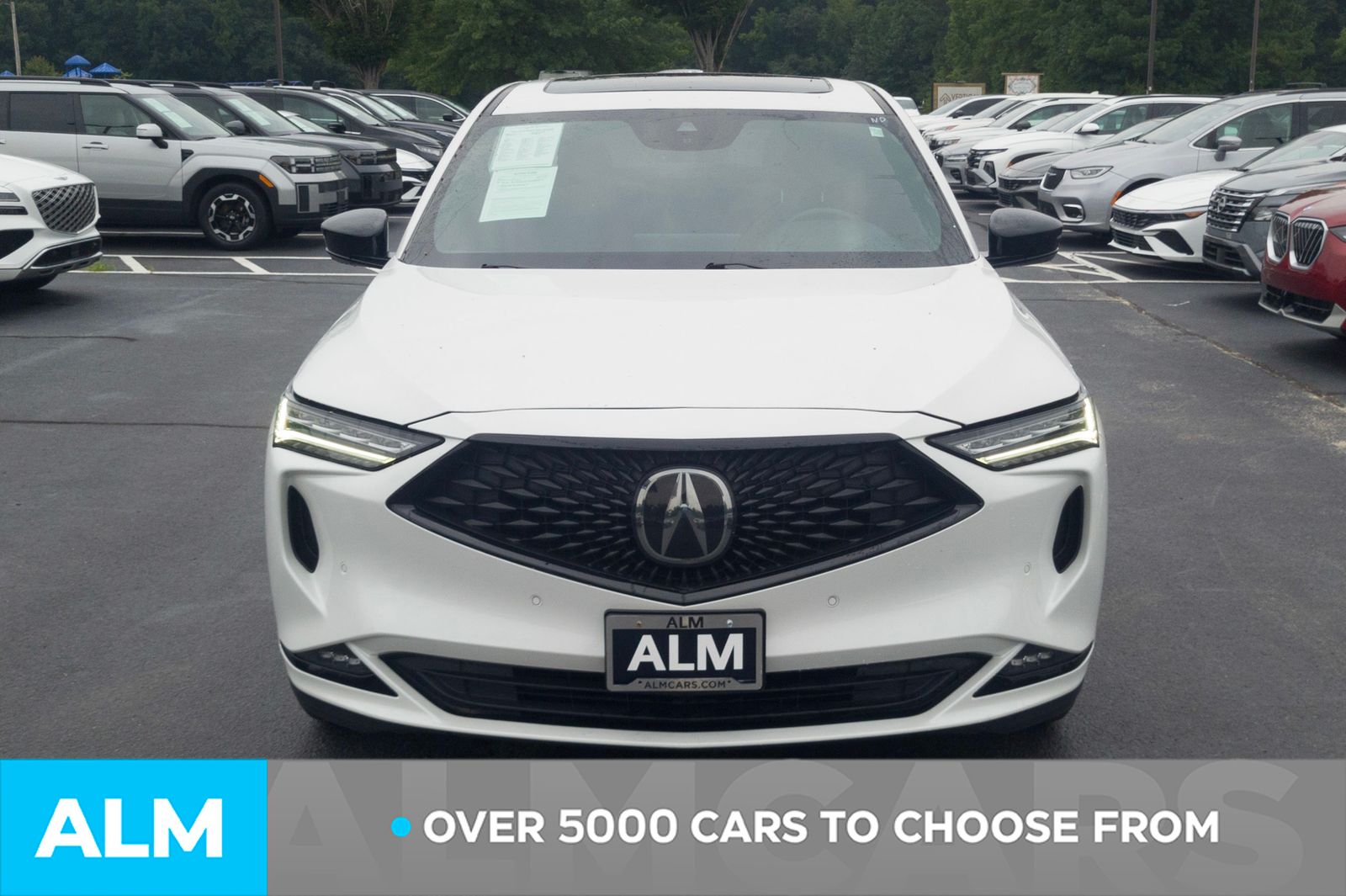Used 2023 Platinum White Pearl Acura A-Spec image 2