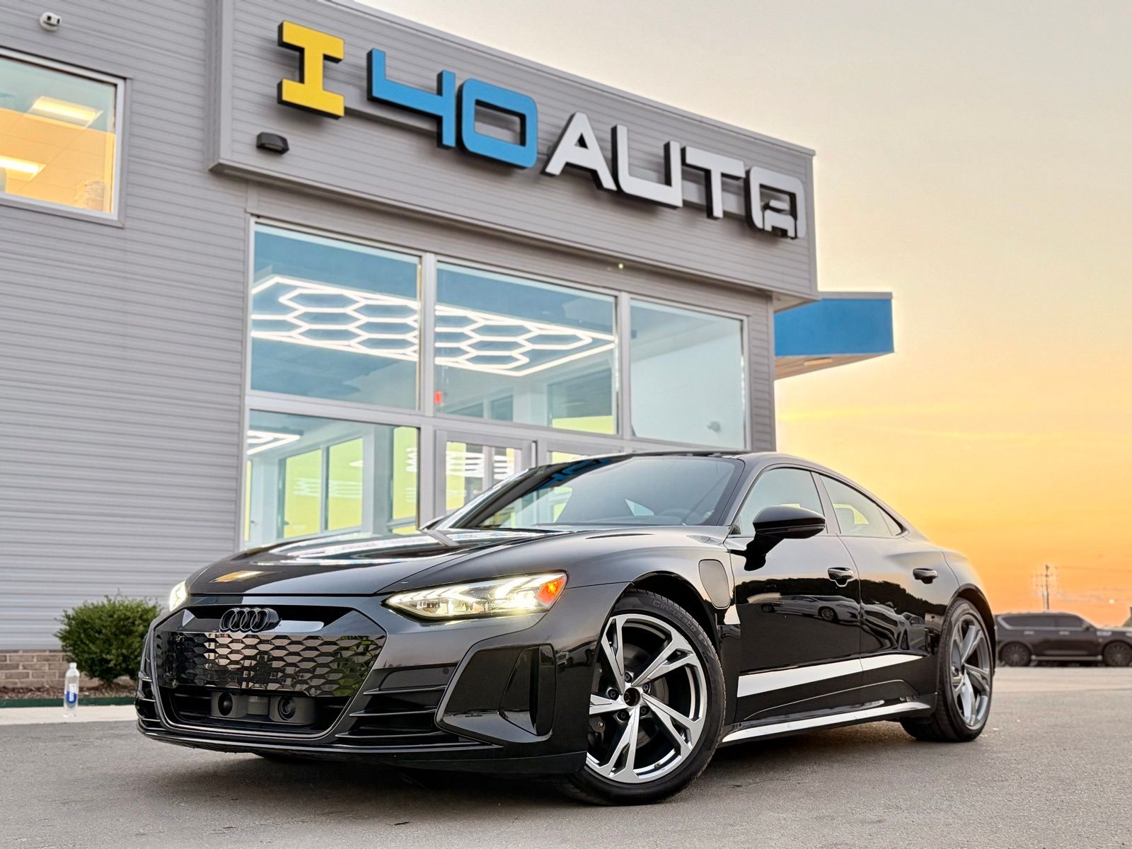 Black Metallic 2023 Audi e-tron GT quattro Premium Plus AWD Sedan All-Wheel Drive 1-Speed Automatic