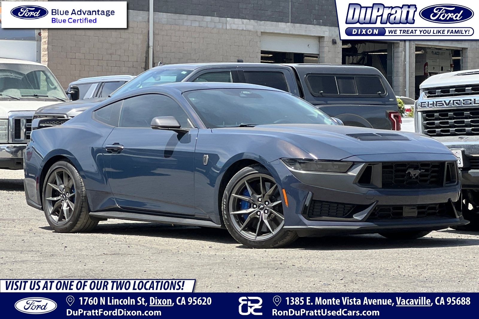 Blue Ember Metallic 2024 Ford Mustang Coupe Rear-Wheel Drive Automatic