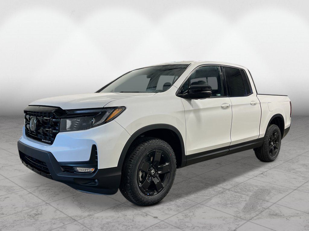 Platinum White Pearl 2026 Honda Ridgeline Black Edition AWD Pickup Truck All-Wheel Drive 9-Speed Automatic