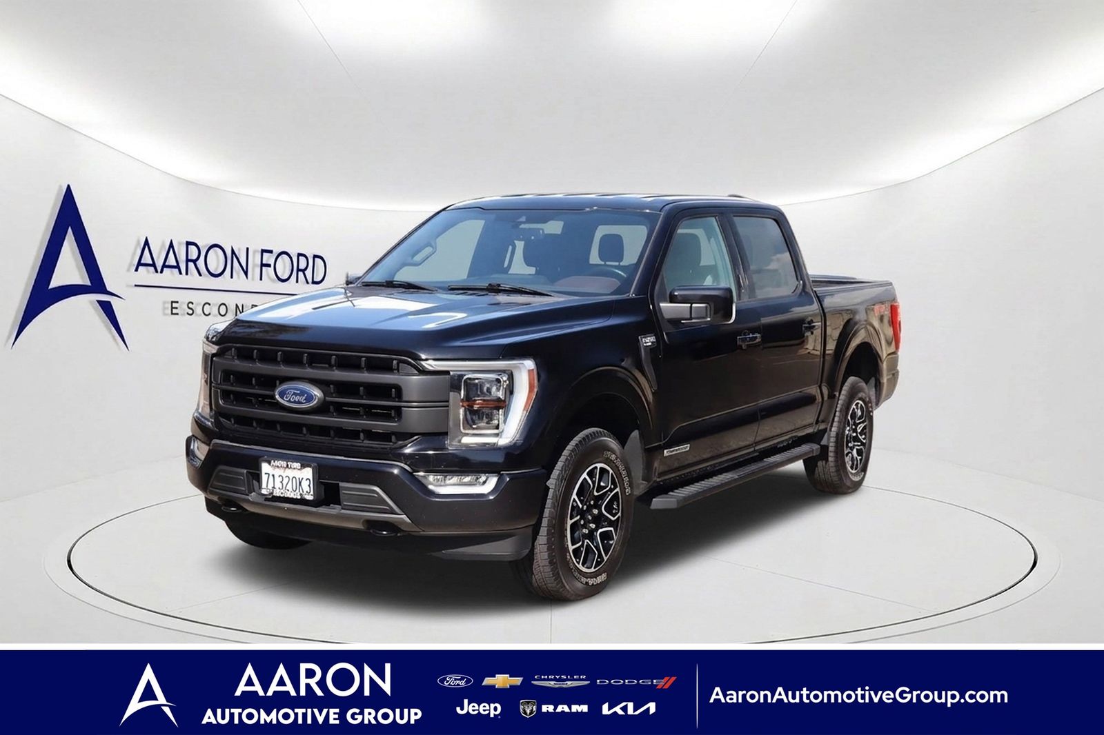 Agate Black Metallic 2021 Ford F-150 Pickup Truck Four-Wheel Drive Automatic
