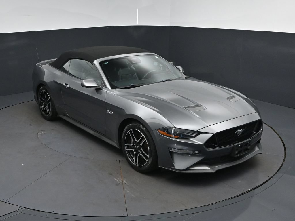 Gray Metallic 2021 Ford Mustang Convertible Rear-Wheel Drive Automatic
