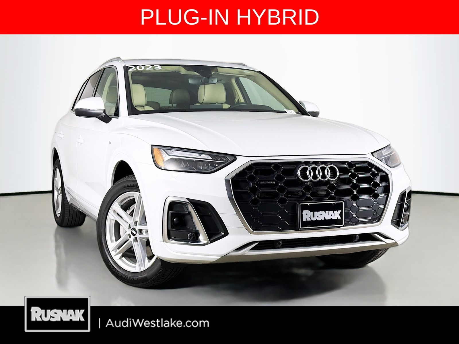 Glacier White Metallic 2023 Audi Q5 Hybrid Plug-in SUV / Crossover All-Wheel Drive 7-Speed Automatic