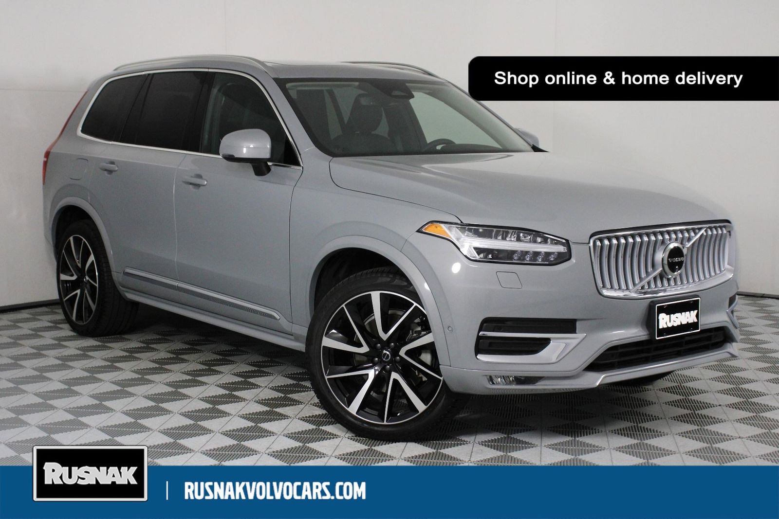 Vapour Gray Metallic 2025 Volvo XC90 B6 Plus Bright Theme 7-Passenger AWD SUV / Crossover All-Wheel Drive Automatic