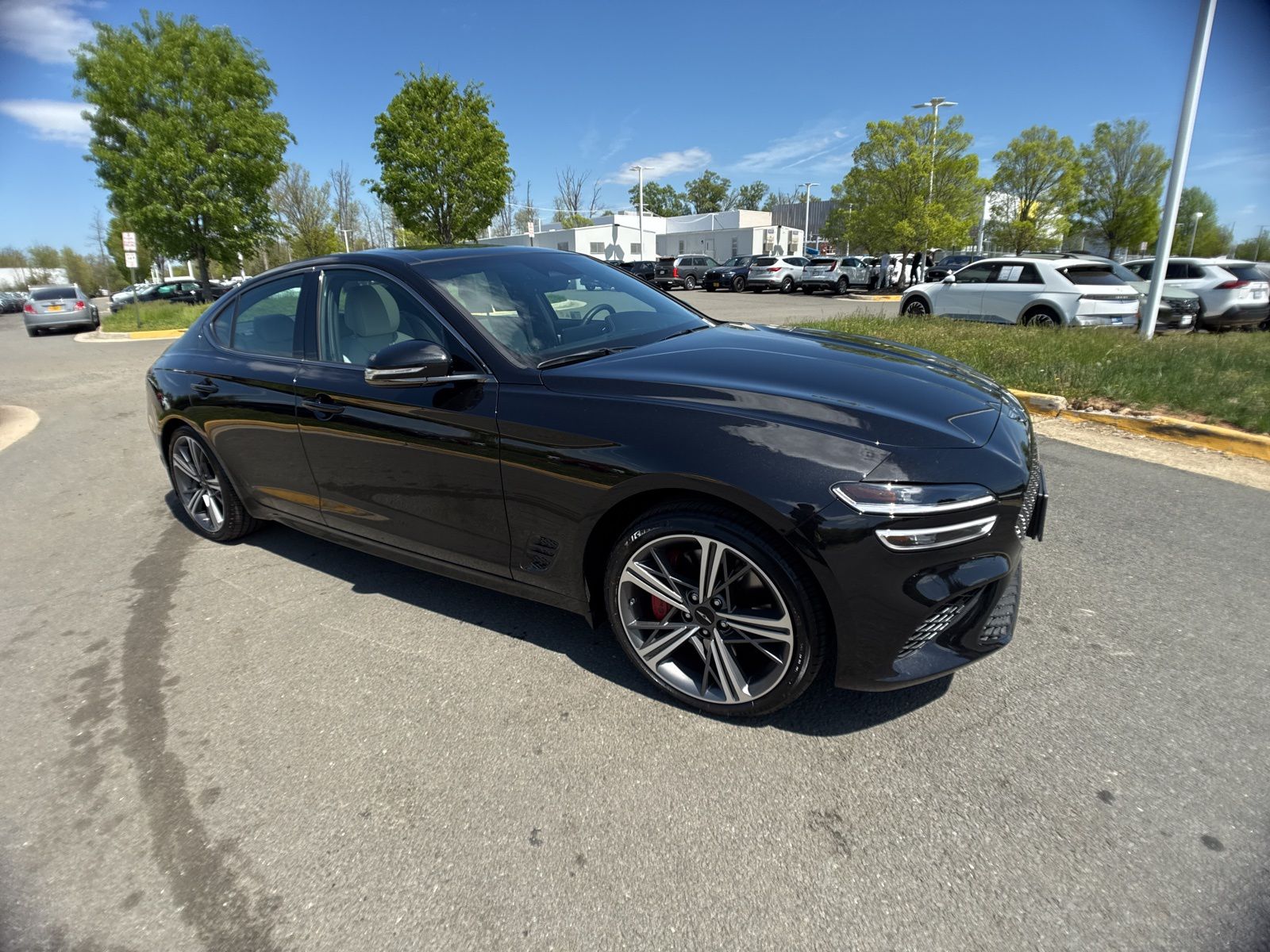 Vik Black 2025 Genesis G70 2.5T Sport Prestige RWD Sedan Rear-Wheel Drive 8-Speed Automatic