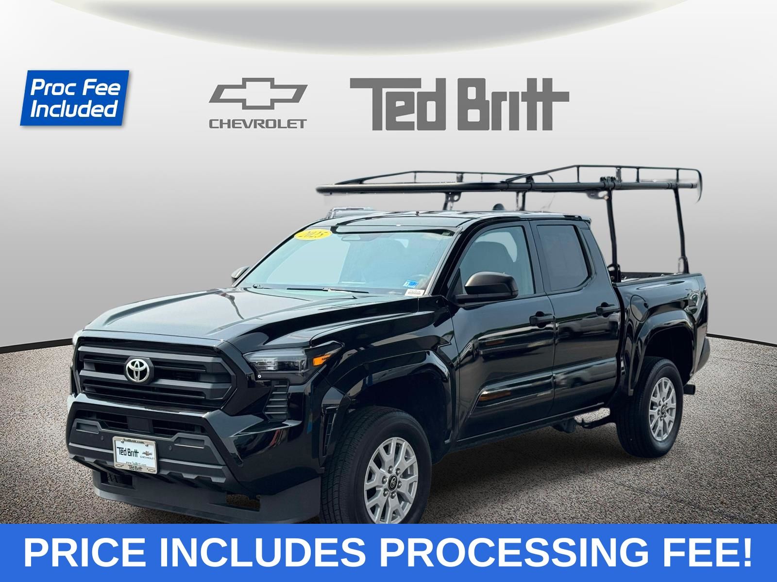 Black 2025 Toyota Tacoma Pickup Truck 4X2 8-Speed Automatic