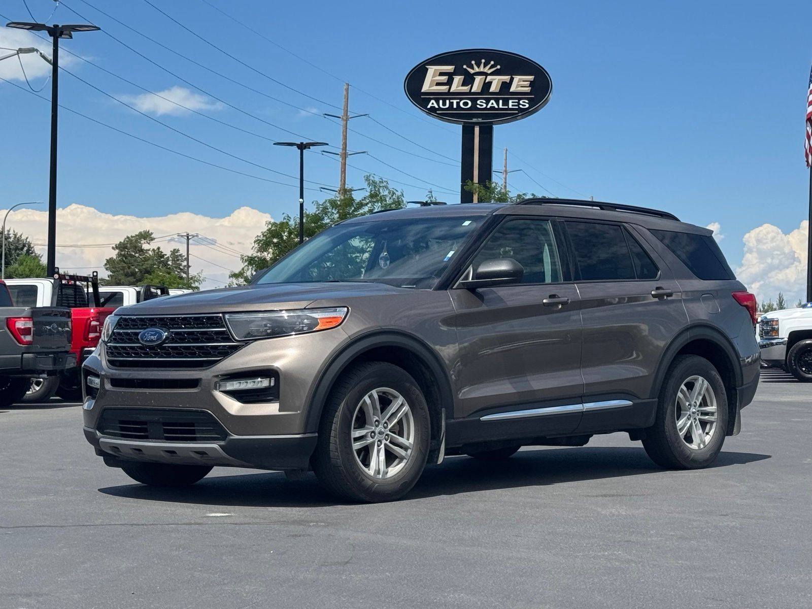 Gray 2021 Ford Explorer SUV / Crossover All-Wheel Drive Automatic