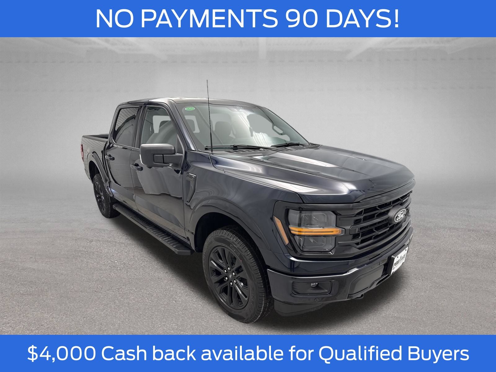 Antimatter Blue Metallic 2026 Ford F-150 Pickup Truck Four-Wheel Drive Automatic