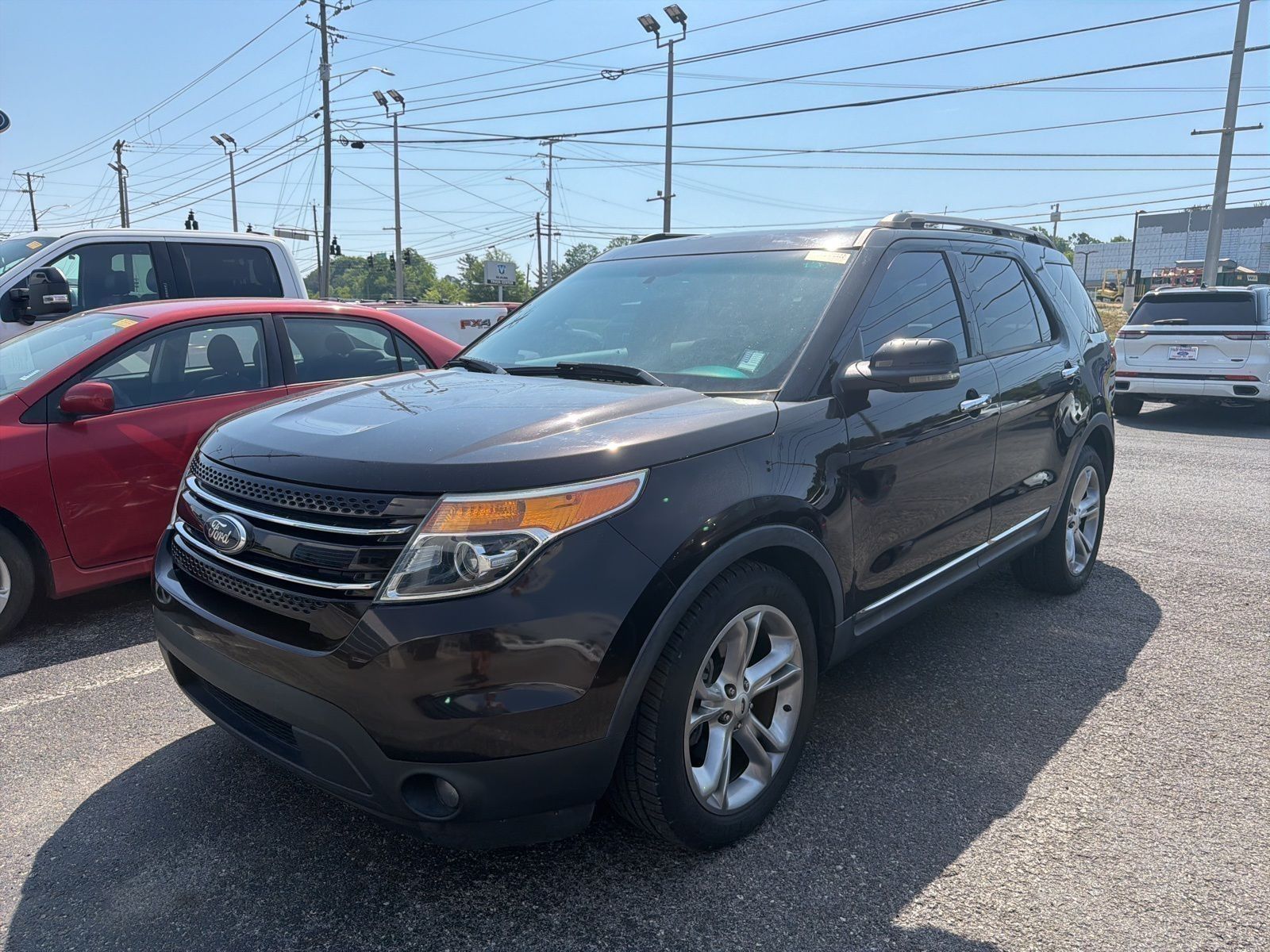 Brown Metallic 2013 Ford Explorer Limited SUV / Crossover Front-Wheel Drive 6-Speed Automatic