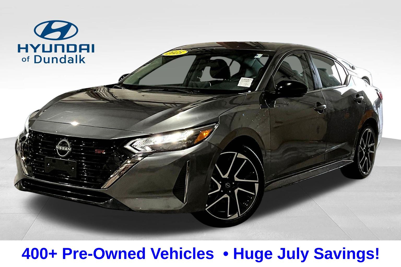 Gray (Gun Metallic) 2025 Nissan Sentra Sedan Front-Wheel Drive Continuously Variable Transmission
