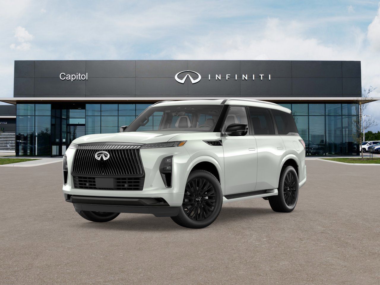 Radiant White 2026 INFINITI QX80 Autograph 4WD SUV / Crossover All-Wheel Drive 9-Speed Automatic