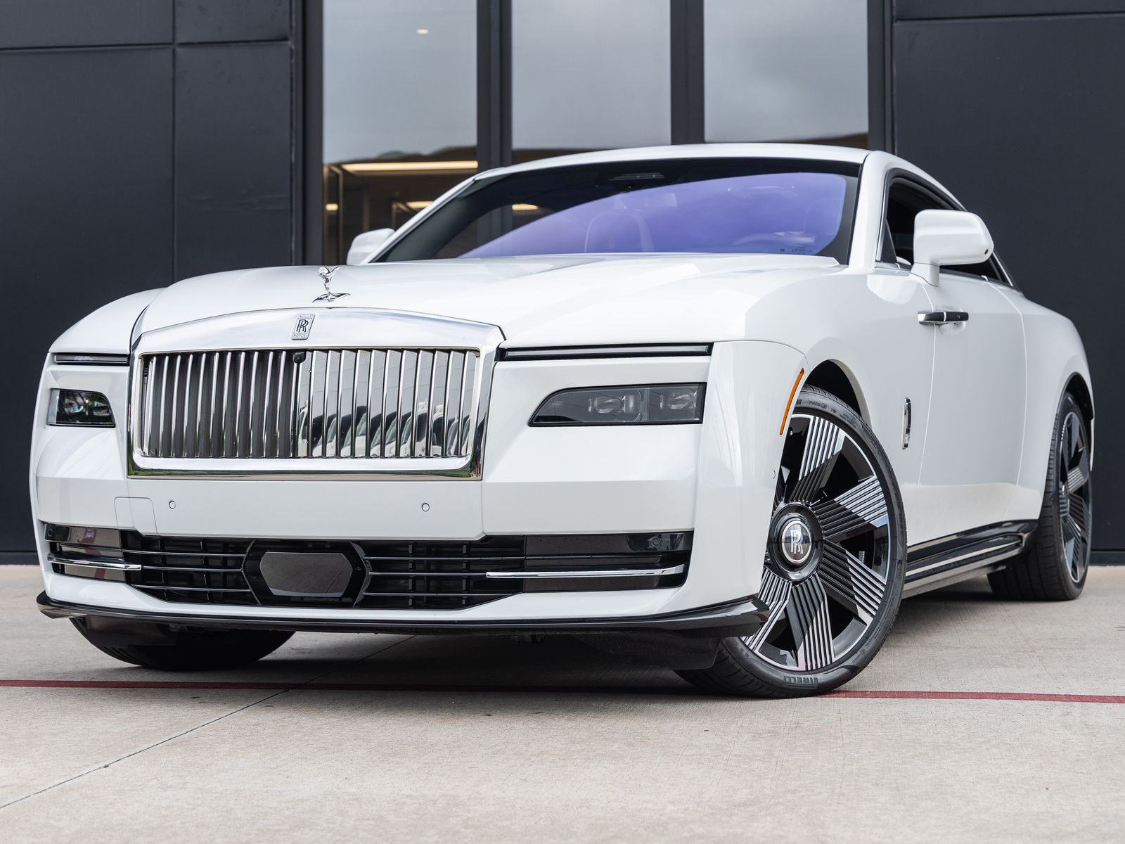 Arctic White 2024 Rolls-Royce Spectre AWD Coupe All-Wheel Drive 1-Speed Automatic