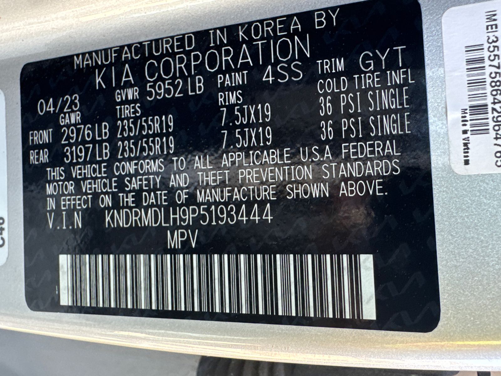 Used 2023 Silky Silver Kia SX Prestige image 33