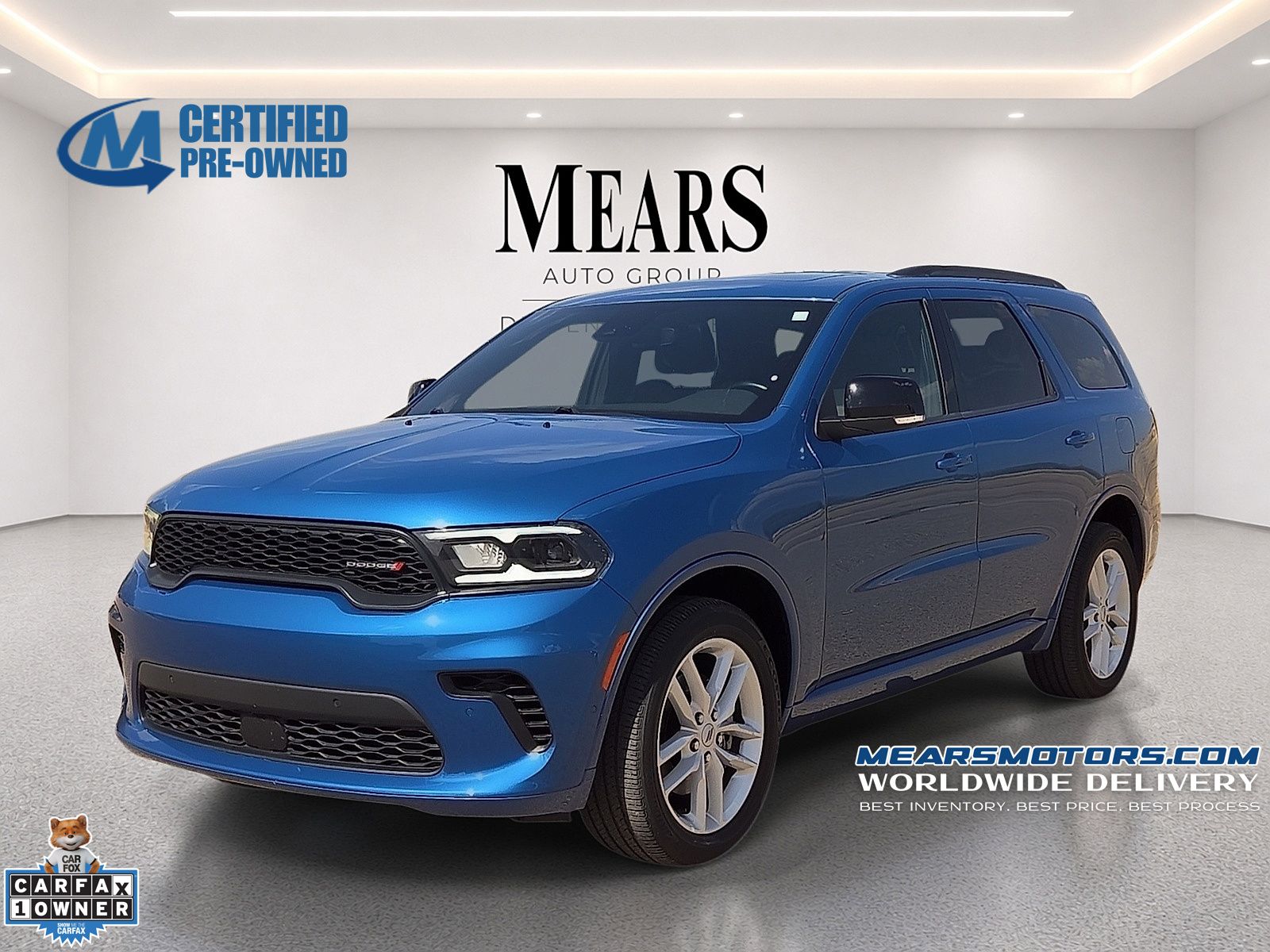 Blue (Frostbite Pearlcoat) 2025 Dodge Durango SUV / Crossover All-Wheel Drive 8-Speed Automatic