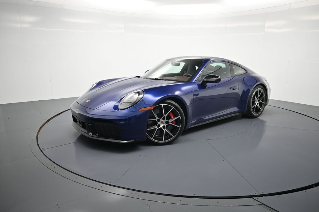Gentian Blue Metallic 2025 Porsche 911 Carrera 4 GTS Coupe AWD Coupe All-Wheel Drive 8-Speed Automatic