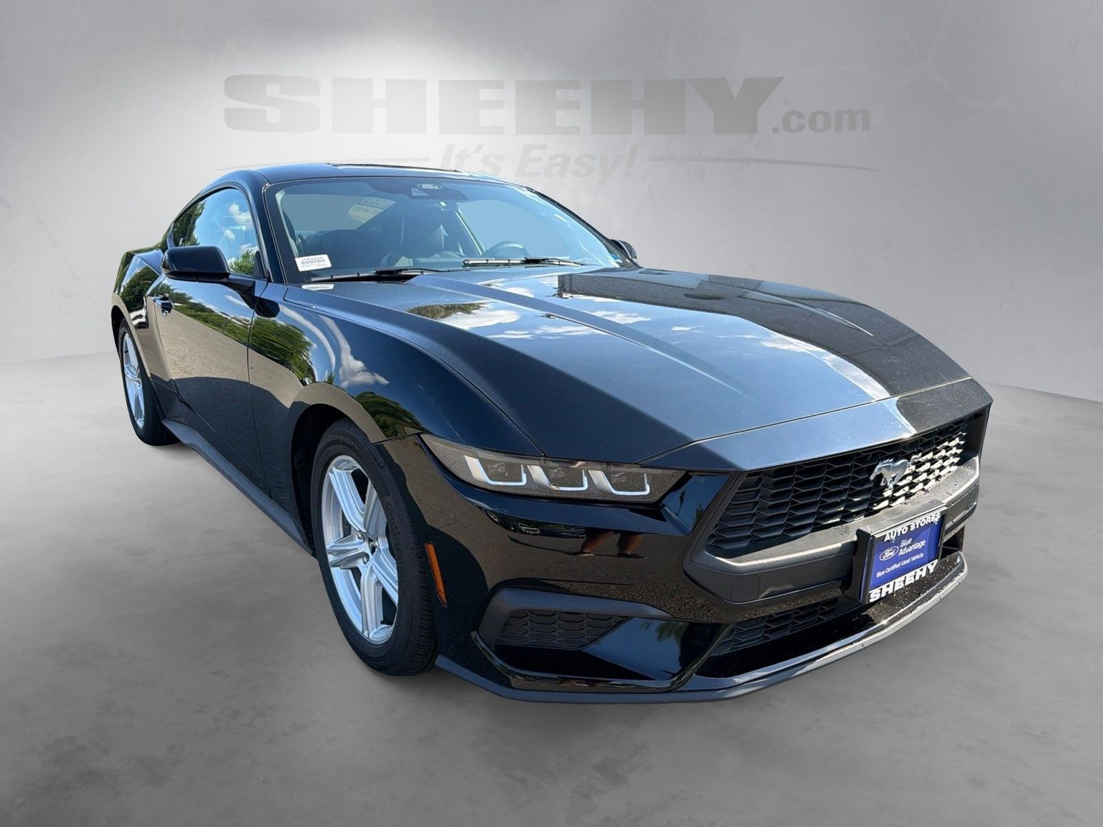 Shadow Black 2024 Ford Mustang Coupe Rear-Wheel Drive Automatic