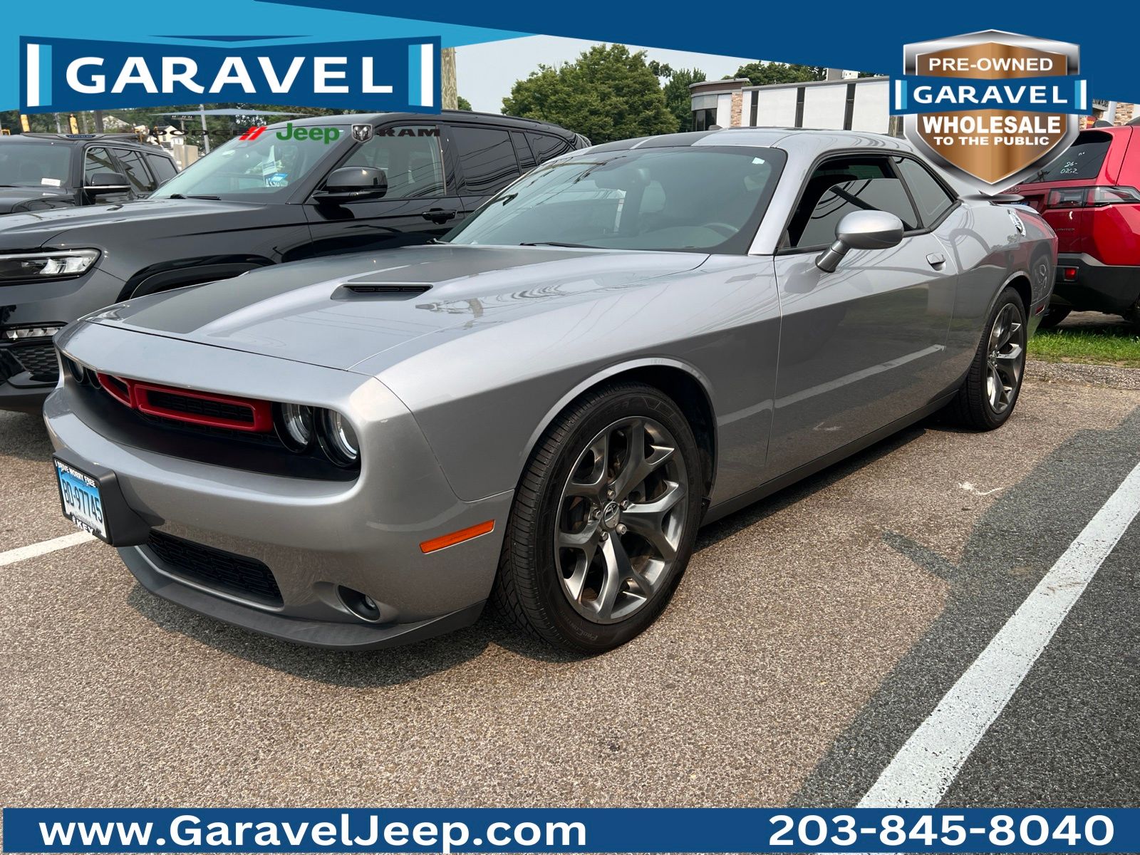 Silver (Billet Clearcoat) 2016 Dodge Challenger Coupe Rear-Wheel Drive 8-Speed Automatic