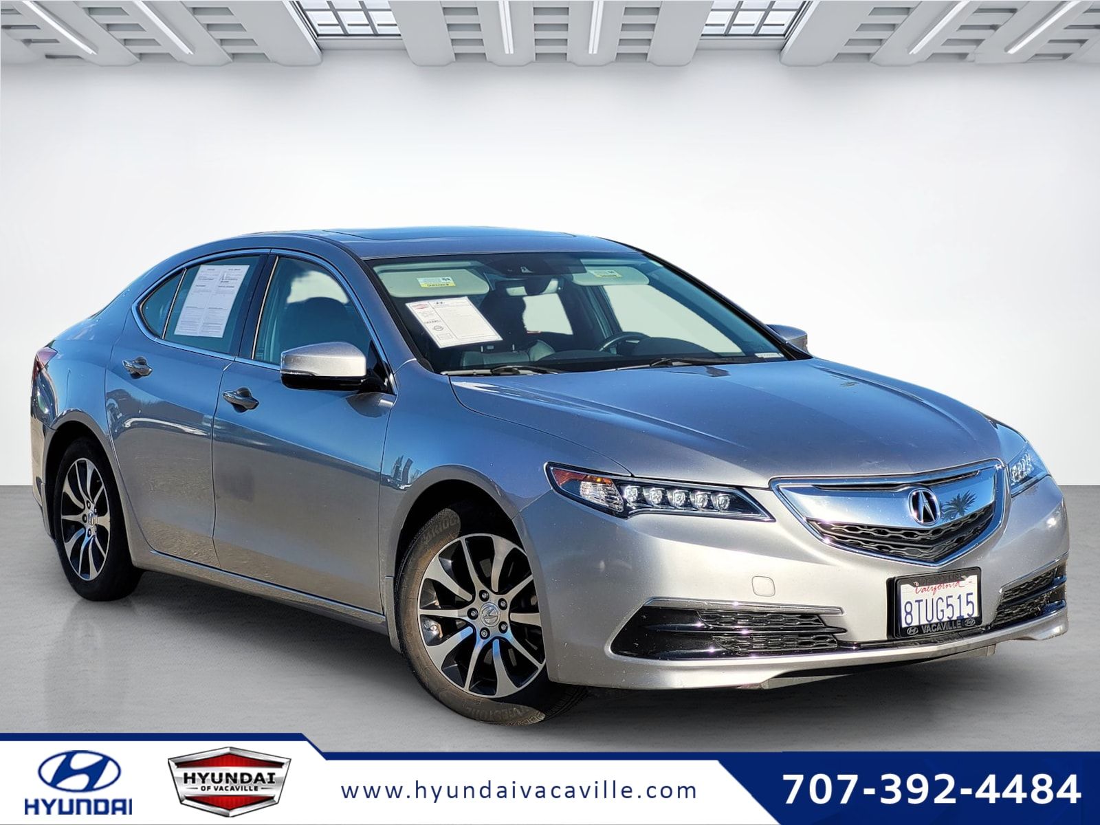 Lunar Silver Metallic 2017 Acura TLX FWD with Technology Package Sedan Front-Wheel Drive 8-Speed Dual Clutch