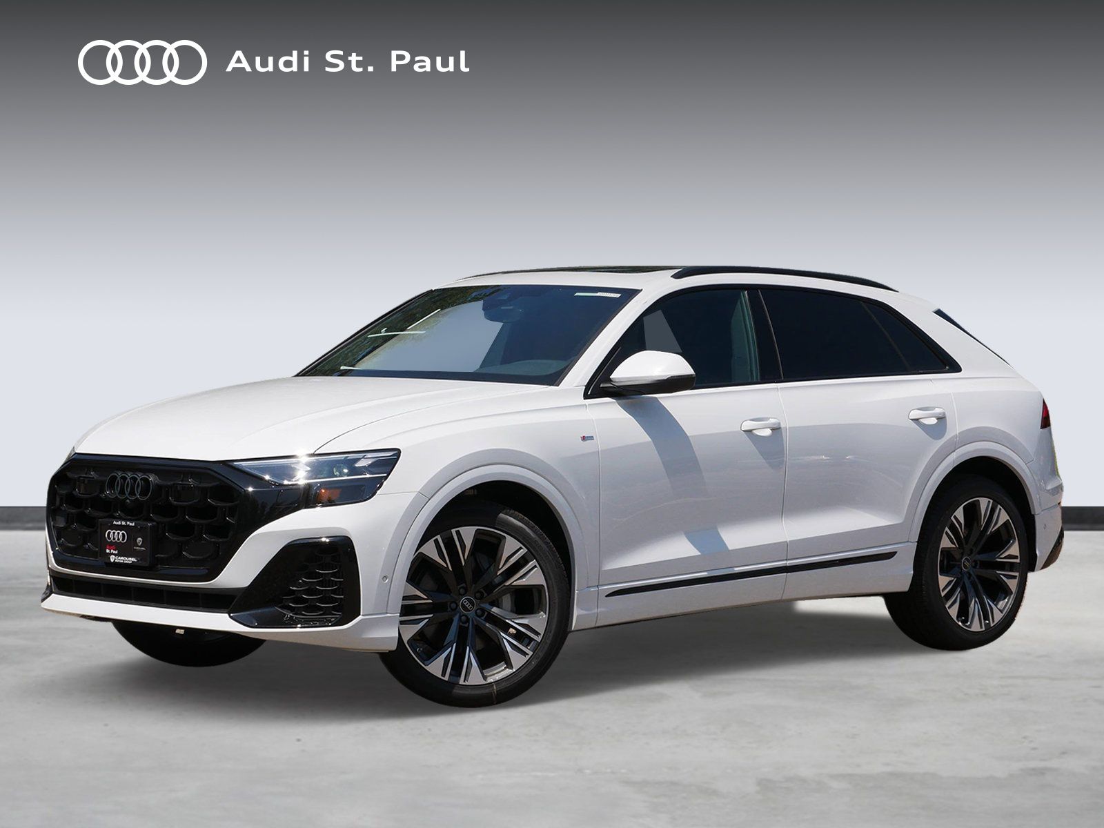 Glacier White Metallic 2026 Audi Q8 SUV / Crossover All-Wheel Drive 8-Speed Automatic
