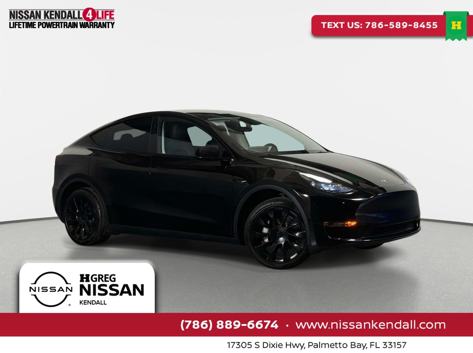 Black 2024 Tesla Model Y SUV / Crossover Rear-Wheel Drive 1-Speed Automatic