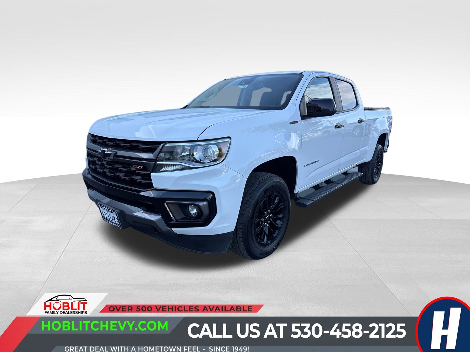 Summit White 2022 Chevrolet Colorado Pickup Truck Four-Wheel Drive 6-Speed Automatic