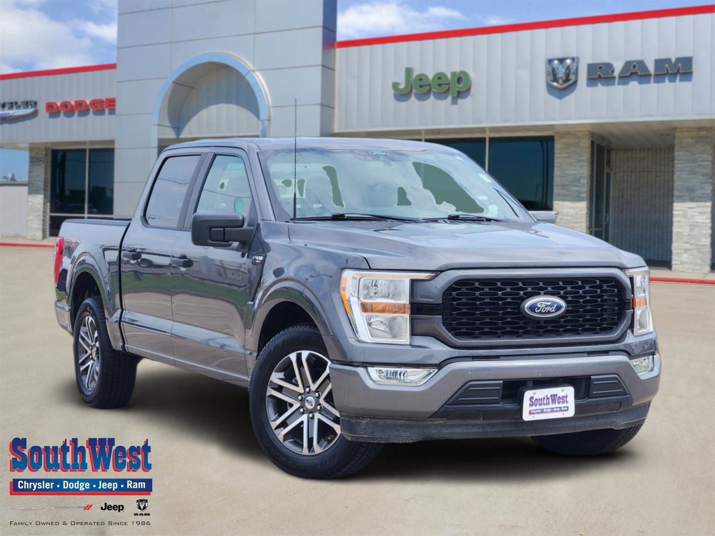 Gray Metallic 2021 Ford F-150 Pickup Truck 4X2 Automatic