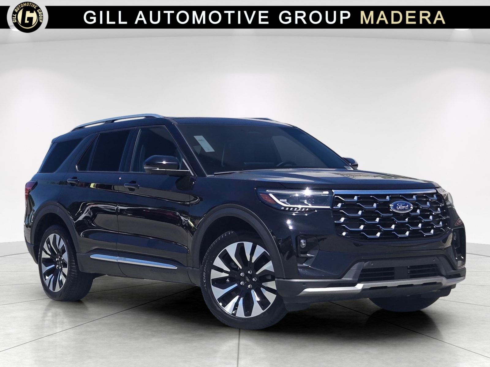 Black Metallic 2025 Ford Explorer SUV / Crossover All-Wheel Drive Automatic