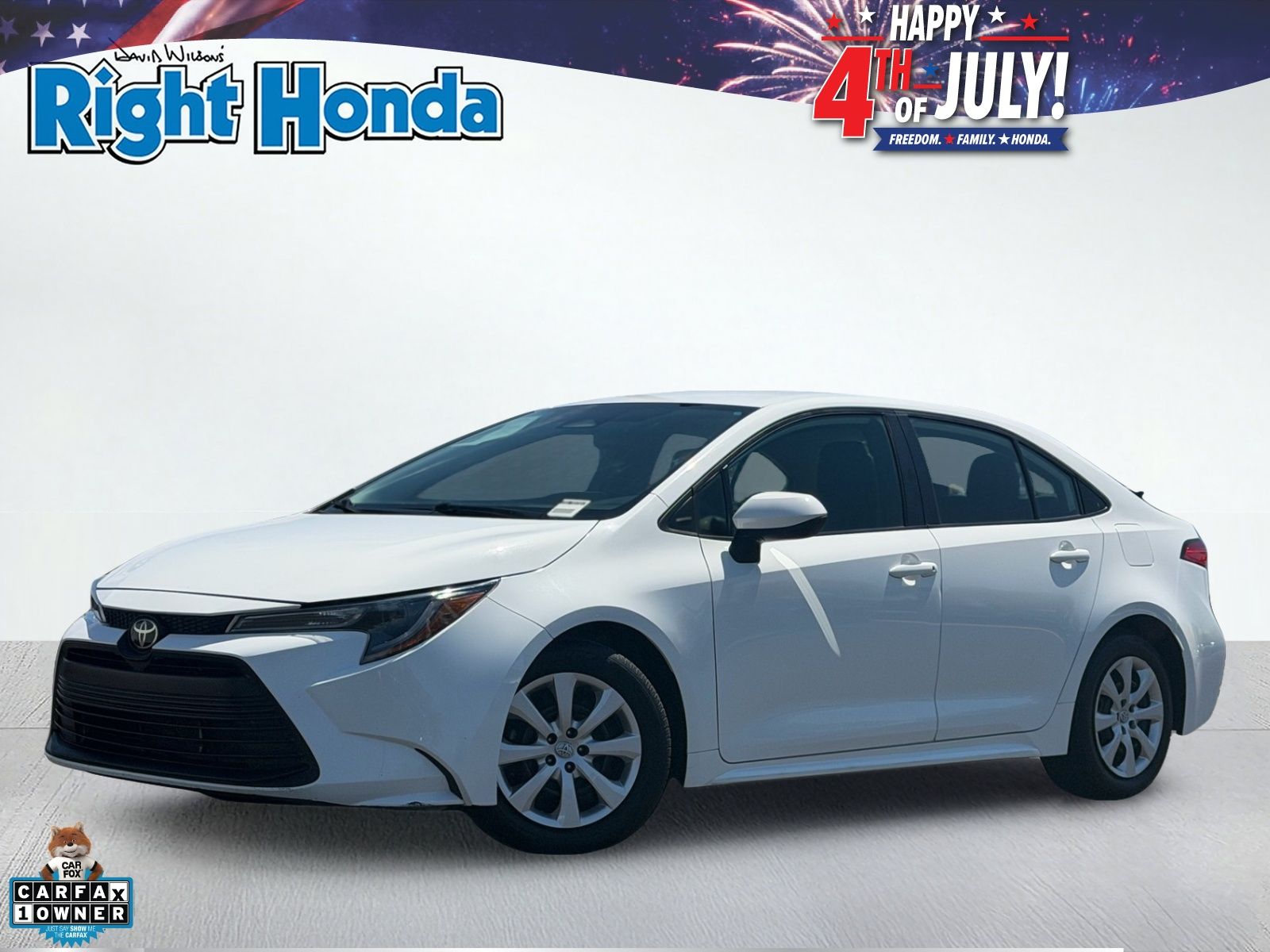 Ice 2024 Toyota Corolla Sedan Front-Wheel Drive Continuously Variable Transmission