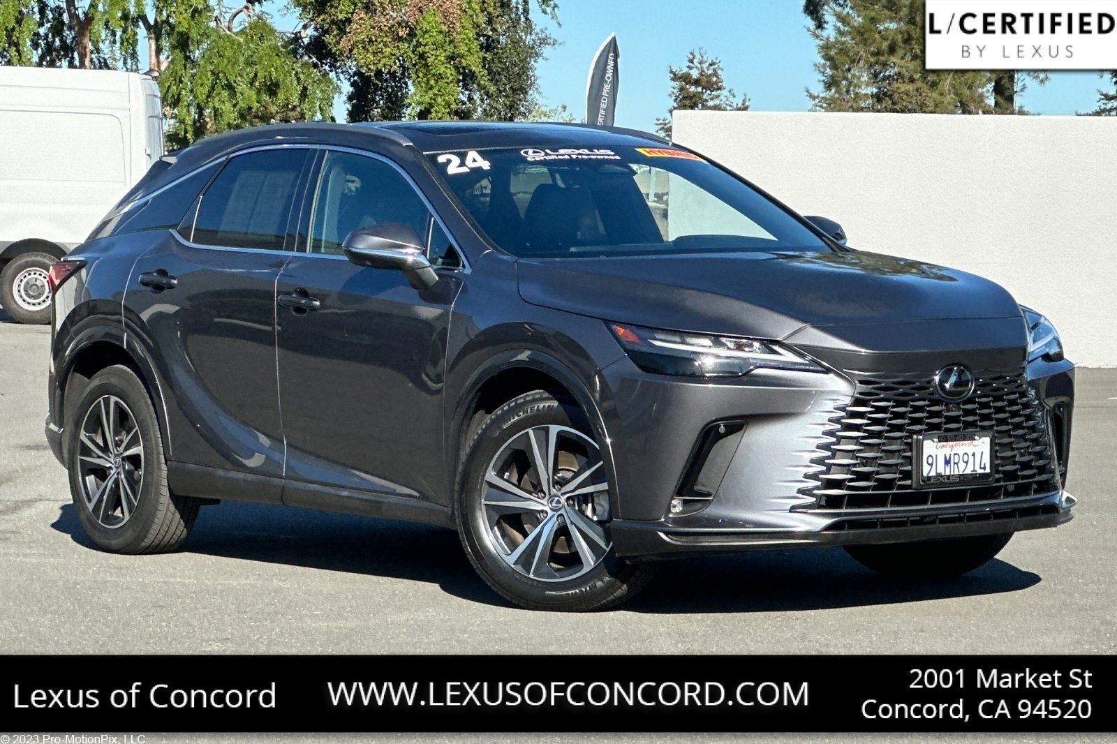 Cloudburst Gray 2024 Lexus RX Hybrid 350h AWD SUV / Crossover All-Wheel Drive Continuously Variable Transmission