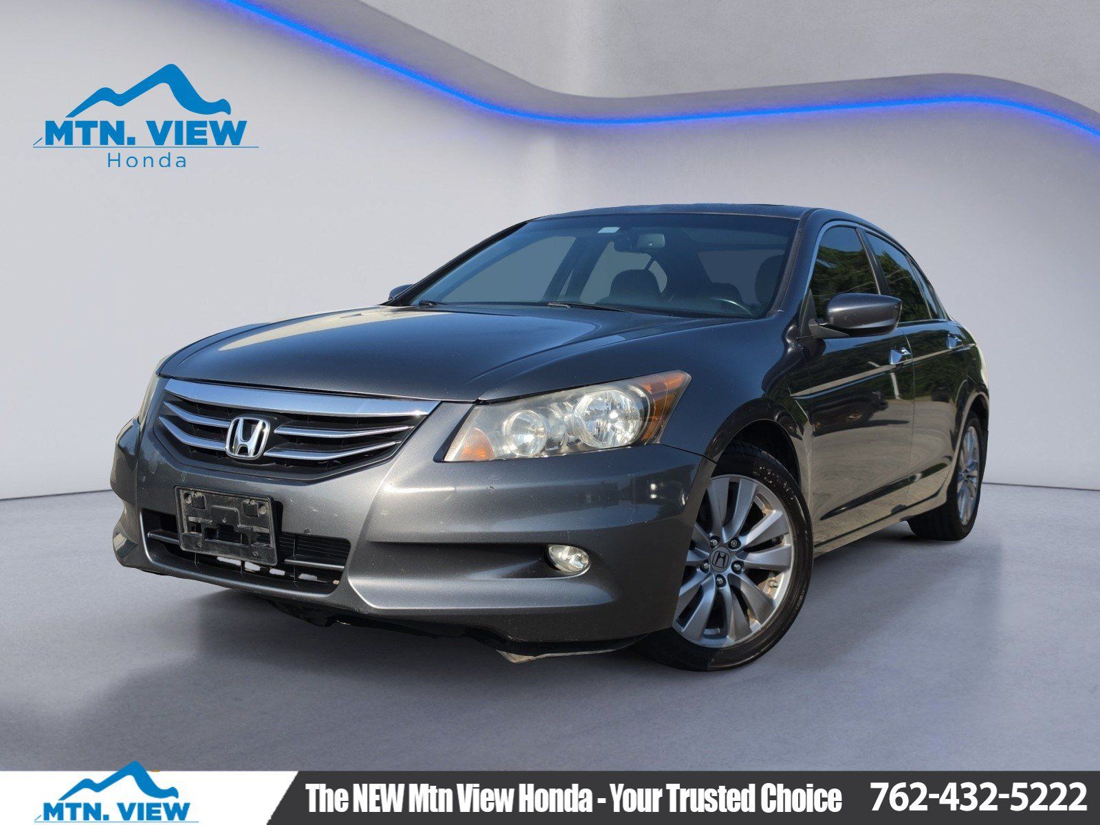 Gray 2012 Honda Accord Sedan Front-Wheel Drive 5-Speed Automatic Overdrive