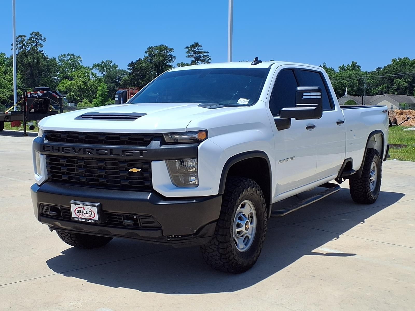2023 Chevrolet Silverado 2500HD Work Truck White at Wharton Chevrolet GMC
