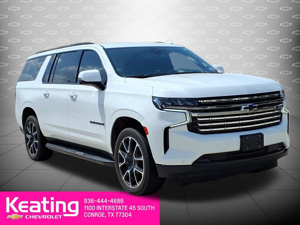 Summit White 2022 Chevrolet Suburban SUV / Crossover 4X2