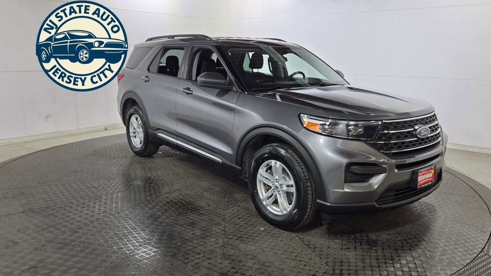 Gray Metallic 2022 Ford Explorer SUV / Crossover All-Wheel Drive Automatic