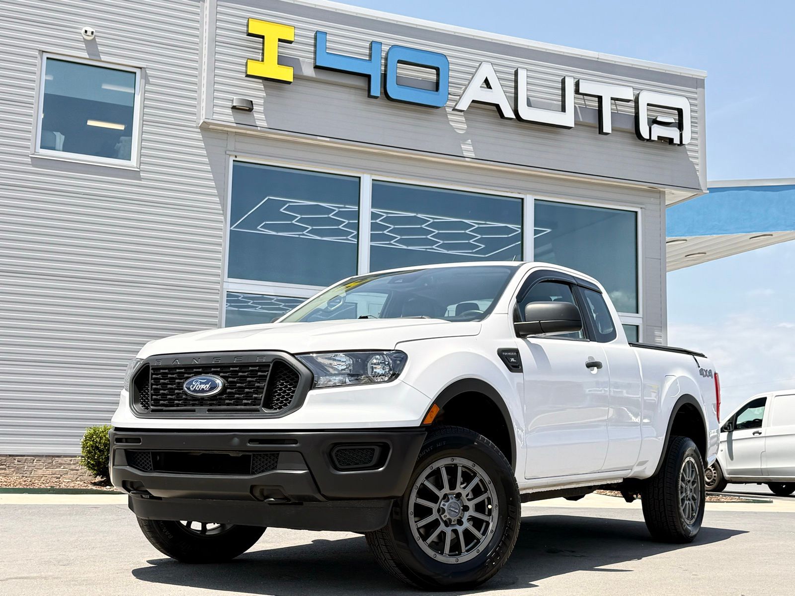 Oxford White 2021 Ford Ranger XL SuperCab 4WD Pickup Truck Four-Wheel Drive Automatic